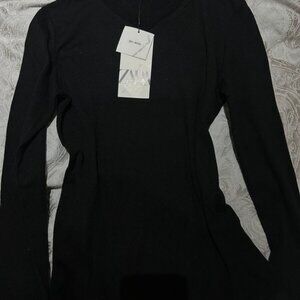 Zara Black Bodysuit with Long Sleeves